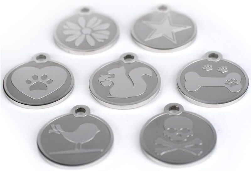 GoTags Dog ID Tags, Fun Playful Designs, Personalized Engraved Stainless-Steel Dog & Cat Pet Tags. - Image 4