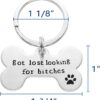 Got Lost Looking for Bitches Dog ID Tag - Unique Pet Id Tag - Dog Tag - Cat Tag - Custom Pet Tag - Image 2