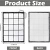 Sublimation Blanket Personalized Sublimation Throw Blanket with 20 Printable Panels Baby Printed Blanket Flannel Fleece Blanket with Tassels for Heat Press Home Sofa Bedroom (60 x 40 Inch) - Image 2