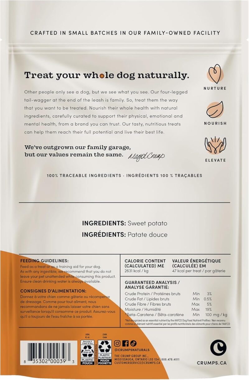Crumps' Naturals Sweet Potato For Pets, 11.6-Ounce - Image 2