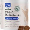Wuffes 23-in-1 Chewable Dog Multivitamin&Supplements - Dog Multivitamin for Small&Large Breed - Pet Vitamins and Minerals for Coat, Heart, Hips&Joints, Digestion&Immune System, 30 Soft Chews (23-in-1)
