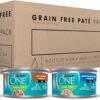 Purina ONE High Protein, Grain Free Pate Wet Cat Food Variety Pack, Grain Free Formula - (Pack of 24) 3 oz. Cans