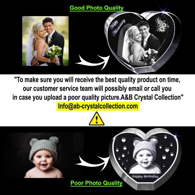 Personalized Pet 3D Engraved Crystal Photo Gift (Medium Rectangle) - Image 6