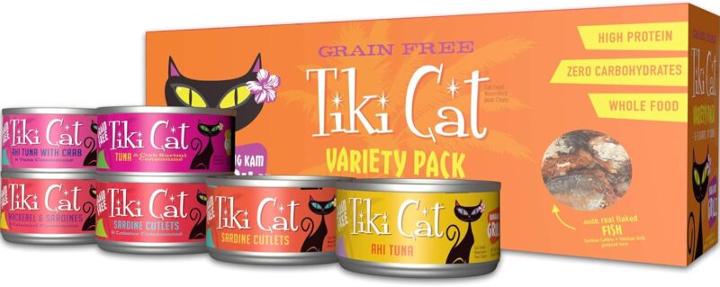 Tiki Cat Grill Wet Cat Food, Variety Pack, 2.8 oz. Cans (12 Count) - Image 9