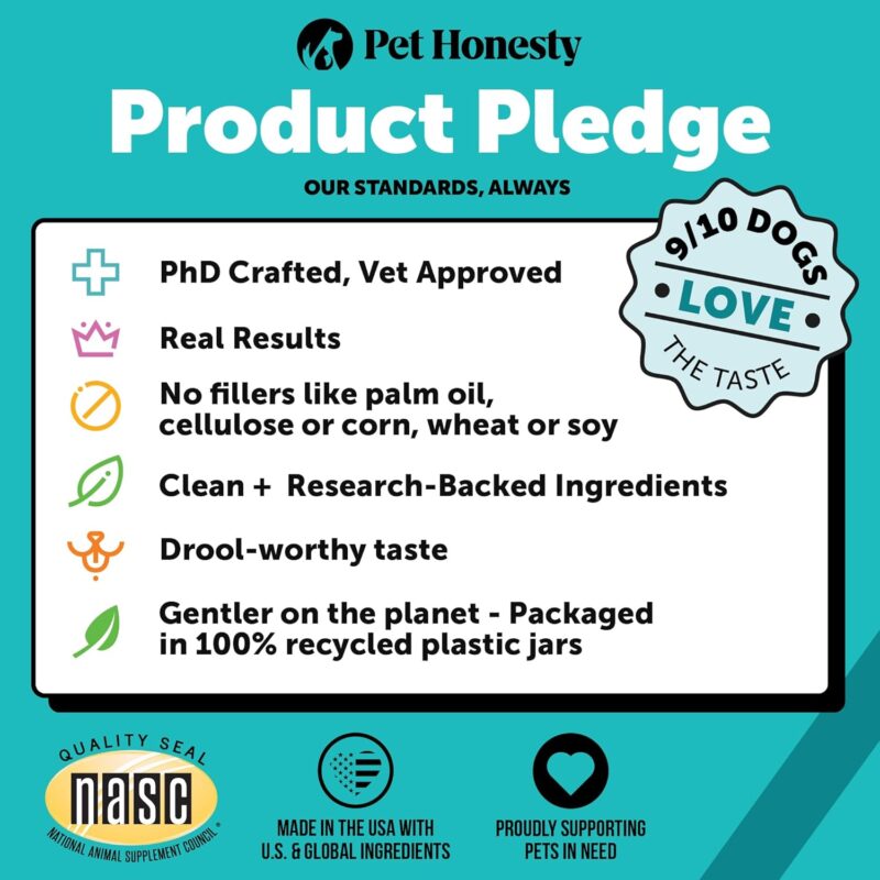 Pet Honesty Hemp Calming Chews for Dogs Max Strength- Dog Anxiety Relief, Dog Calming Treats with Hemp + Valerian Root, Melatonin for Dogs - Helps Aid with Thunder, Fireworks, Chewing & Barking (Duck) - Image 5
