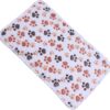 Pet Blanket for Cat & Dog Sleep Mat Bed Cover Soft Warm Blanket for Hamster Puppy and Other Animals (Medium, White+ Brown) - Image 2
