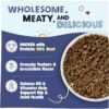 Pawstruck All Natural Air Dried Dog Food w/Real Beef - Grain Free, Made in USA, Non-GMO & Vet Recommended - High Protein Limited Ingredient Wholesome Full-Feed - for All Breeds & Ages - 2lb Bag - Image 2