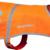 Reflective Dog Vest. Hi-Visibility, Fluorescent Blaze Orange Dog Vest Helps Protect Your Best Friend. Safeguard Your PUP from Motorists & Hunting Accidents, On or Off Leash. (XL)