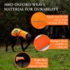 Reflective Dog Vest. Hi-Visibility, Fluorescent Blaze Orange Dog Vest Helps Protect Your Best Friend. Safeguard Your PUP from Motorists & Hunting Accidents, On or Off Leash. (XL) - Image 4