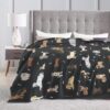 Perinsto Puppy Dogs Cute Animals Throw Blanket Ultra Soft Warm All Season Cartoon Pets Decorative Fleece Blankets for Bed Chair Car Sofa Couch Bedroom 50"X40" - Image 4
