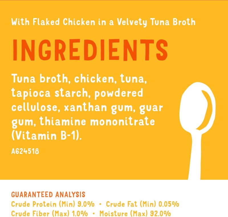 Purina Friskies Natural, Grain Free Wet Cat Food Lickable Cat Treats, Lil' Soups Flaked Chicken - (Pack of 8) 1.2 oz. Tubs - Image 5