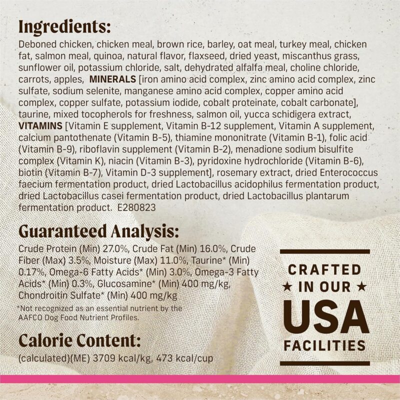 Merrick Healthy Grains Premium Dry Dog Food For Small Dogs, Wholesome and Natural Kibble, Small Breed Recipe - 4.0 lb. Bag - Image 6