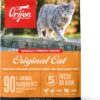 ORIJEN Original Cat, Grain Free Dry Cat Food for All Life Stages, with WholePrey Ingredients, 4lb