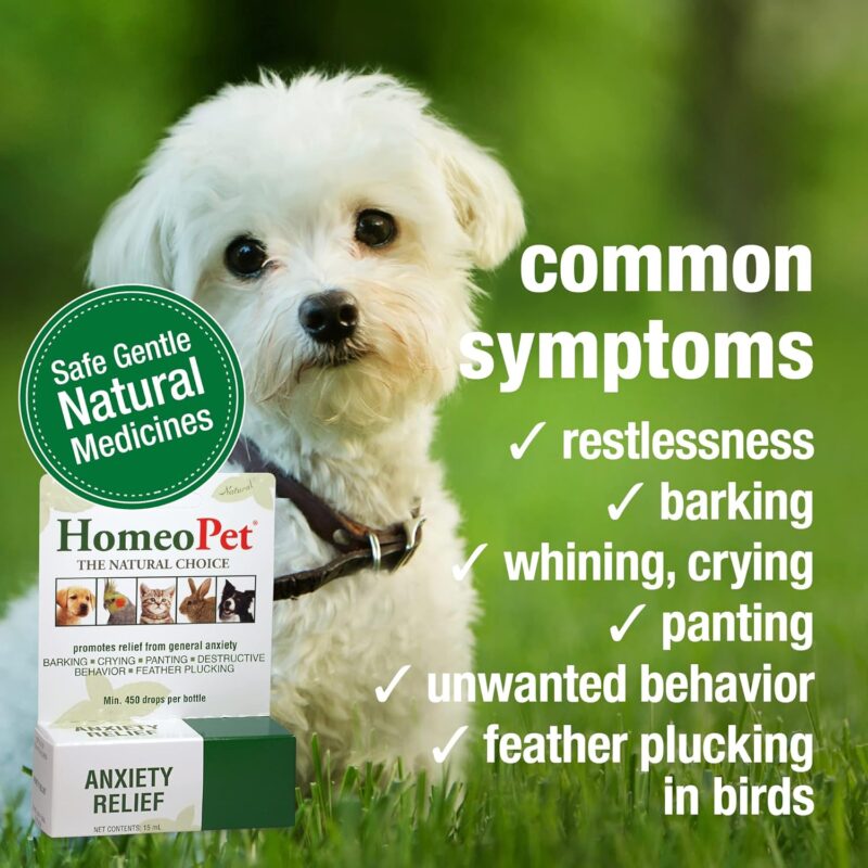 HomeoPet Anxiety Relief Medicine for Pets, Natural Anxiety Relief for Dogs and Cats, Cat and Dog Calming Medicine, 15 Milliliters - Image 3